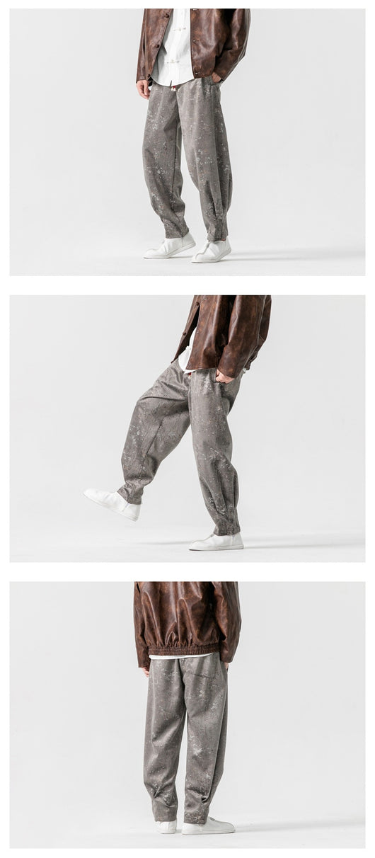 Pantalones de Chándal Gruesos Talla Grande Estilo Hanfu Mejorado - Image 10