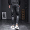 Pantalones Slim Stretch Negro Tendencia Coreana Multiuso Hombre