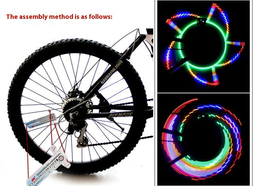 Luz LED Colorida para Bicicleta de Montaña - 32 Luces Knight Hot Wheels - Image 7