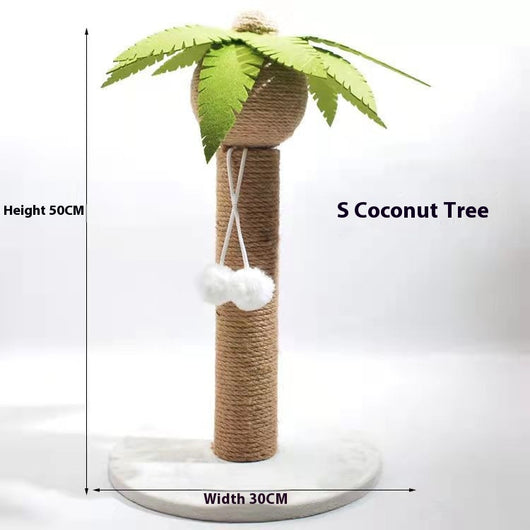 Rascador de Cactus para Gatos con Poste Sisal y Plataforma Escaladora - Image 11