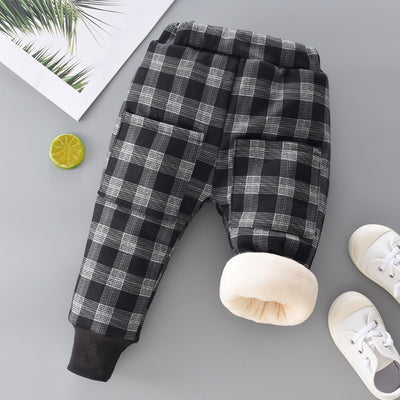 Pantalones Cálidos Acolchados de Felpa para Niña - Image 17