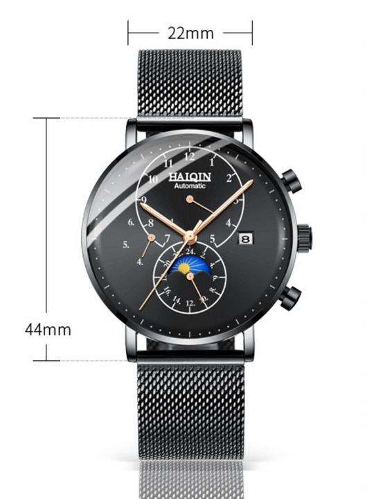 Reloj Mecánico Automático Resistente al Agua con Esfera Grande para Hombre - Image 12