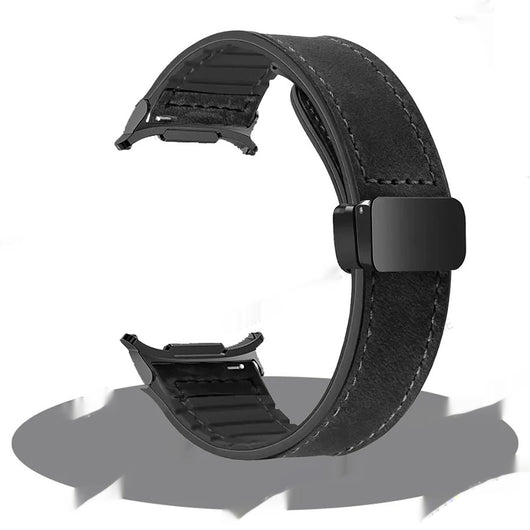 Correa Magnética Galaxy Watch de Cuero y Silicona para Hombre - Image 11