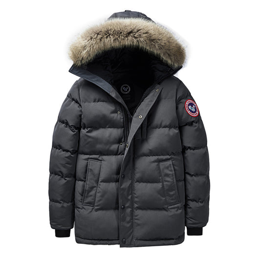 Abrigo Acolchado de Terciopelo Suave para Hombre - Calidez Extrema - Image 3