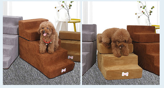 Escaleras para Mascotas - Rampa de 3 Escalones con Cama Integrada para Perros y Gatos - Image 10