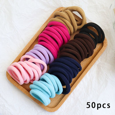 Set de 50 Bandas Elásticas Coloridas para el Cabello - Accesorios Infantiles - Image 3