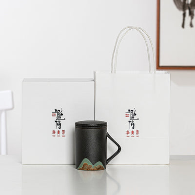 Taza de Té Artesanal con Asa de Madera, Filtro Integrado y Tapa - Image 8