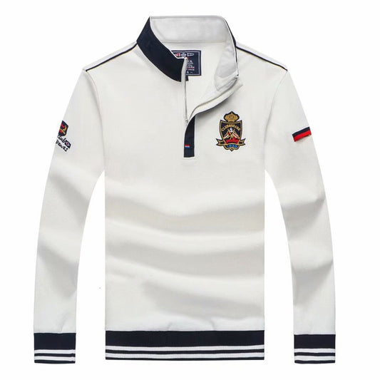 Playera Golf de Manga Larga con Trama Cuadriculada para Hombre - Image 2
