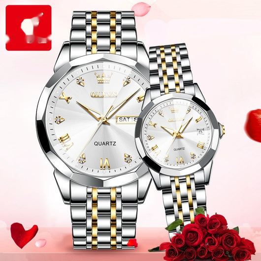 Reloj de Cuarzo para Parejas - Regalo Perfecto para San Valentín - Image 3