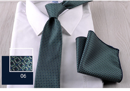 Combo Corbata y Pañuelo de Bolsillo para Hombre Profesional - Image 7