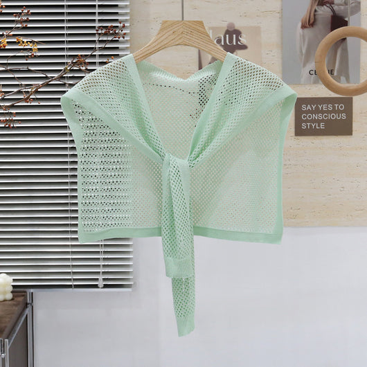 Chaleco Tejido Coordinado - Conjunto 3 Piezas Camisa y Falda - Image 27