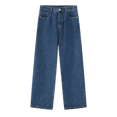 Jeans Retro Holgados con Cintura Elástica Estilo Coreano para Hombre - Image 6