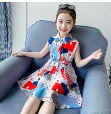 Vestido Princesa de Chifón Estilo Occidental para Niña - Image 10