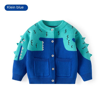 Cardigan Tejido Dinosaurio para Niños - Image 3