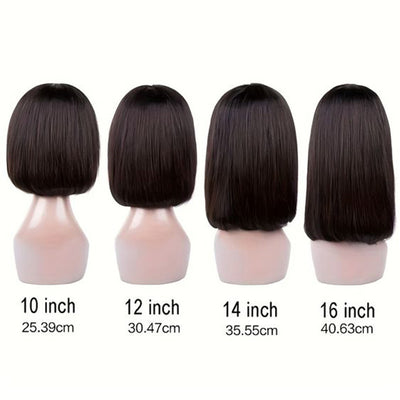 Peluca Bob Liso con Frente de Encaje Cabello Humano - Image 14