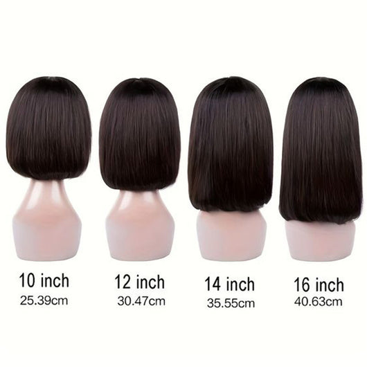 Peluca Bob Liso con Frente de Encaje Cabello Humano - Image 14