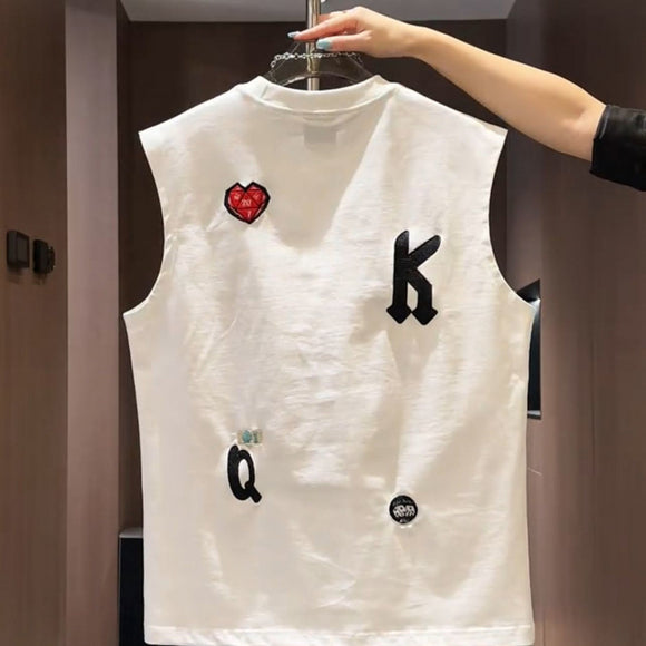 Chaleco Playero Estampado con Diseños Animados para Hombre