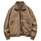 Chaqueta de Algodón Lavado con Forro Polar para Hombre - Resistente al Viento