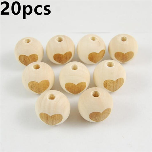 Cuentas de Madera Grabadas a Láser para Joyería DIY - Image 7