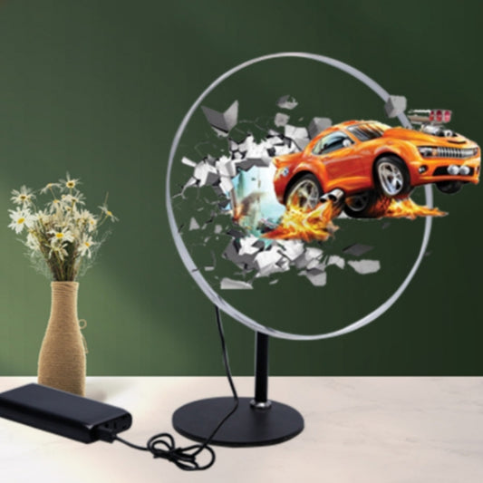 Pantalla Holográfica 3D para Publicidad Comercial - Ventilador de Aire Compacto con APP