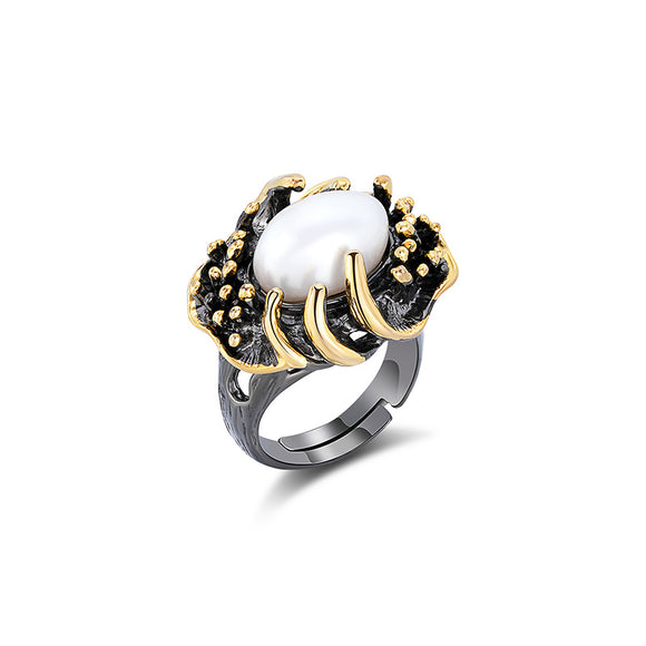 Anillo de Perla Barroca Natural