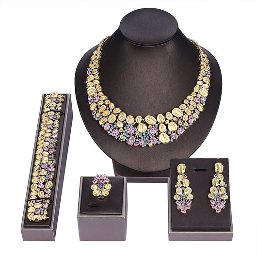 Juego de Collar y Aretes de Circonia Cúbica para Bodas y Celebraciones - Image 5
