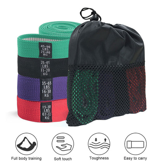 Bandas Elásticas de Tela para Ejercicio - Set Completo de Resistencia para Entrenamiento - Image 23