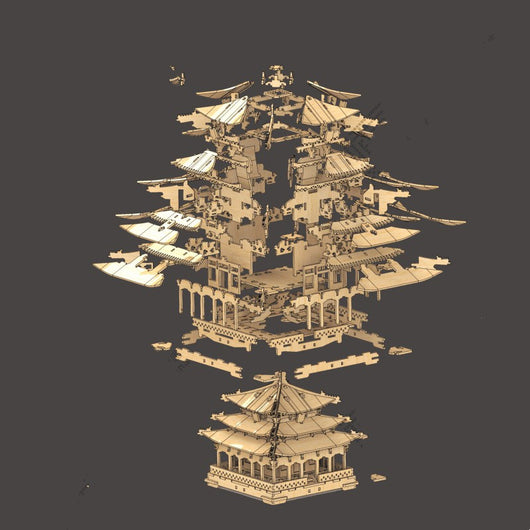 Modelo de Ensamble de Carpintería con Estructura de Mortaja y Espiga - Image 5
