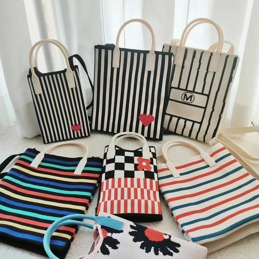 Bolso Bandolera Ligero de Rayas para Mujer - Diseño Versátil Todo Clima - Image 20