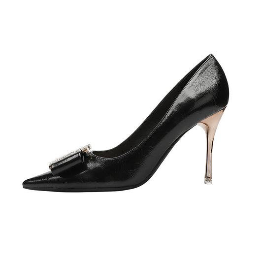Zapato de Tacón Stiletto Elegante con Strass para Mujer - Image 7