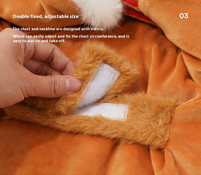 Capa Acolchada de Felpa para Perros Pequeños - Image 8