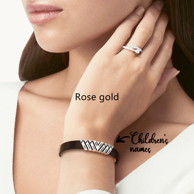 Pulsera de Cuero Personalizada con Sistema de Cierre Ajustable - Image 15