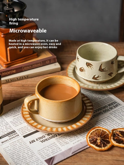 Taza de Café Stoneware Retro Diseño Lujo Contemporáneo - Image 17