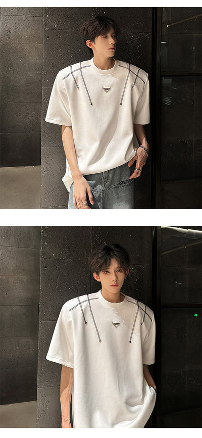 Playera Casual Hombres con Hombreras - Diseño Moderno para Verano - Image 13