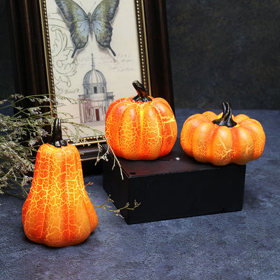 Linterna de Calabaza LED Decorativa - Lámpara Luminosa de Resina para Halloween - Image 5