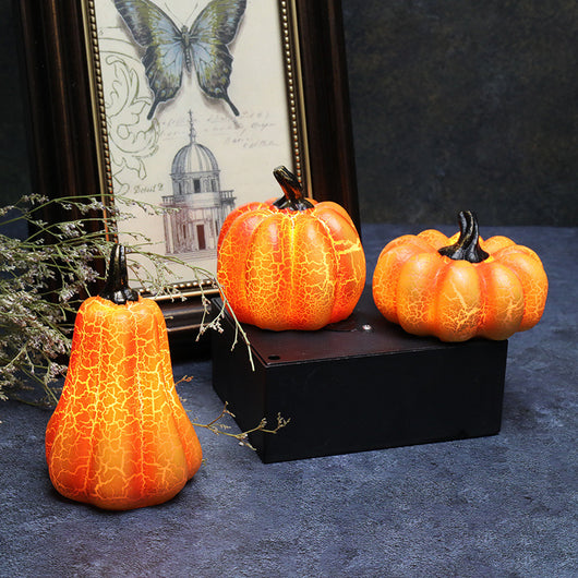 Linterna de Calabaza LED Decorativa - Lámpara Luminosa de Resina para Halloween - Image 5