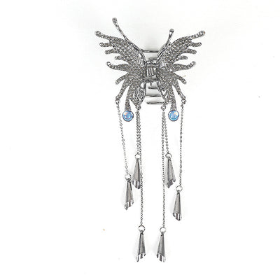 Broche Mariposa Brillantes con Borla y Sonajero de Viento - Image 12