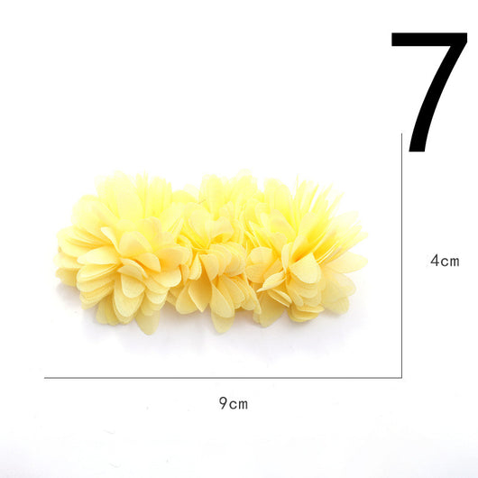 Diadema de Flores de Tela con Base Adhesiva para Hacer a Mano - Image 37