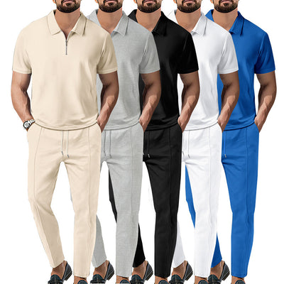 Traje Ejecutivo de Textura Waffle con Solapa Clásica - Diseño Monocromo - Image 12
