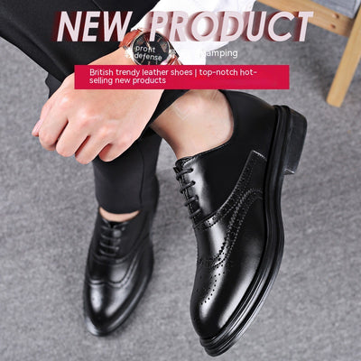 Zapatos de Cuero Brogue Ejecutivo para Otoño e Invierno - Image 4