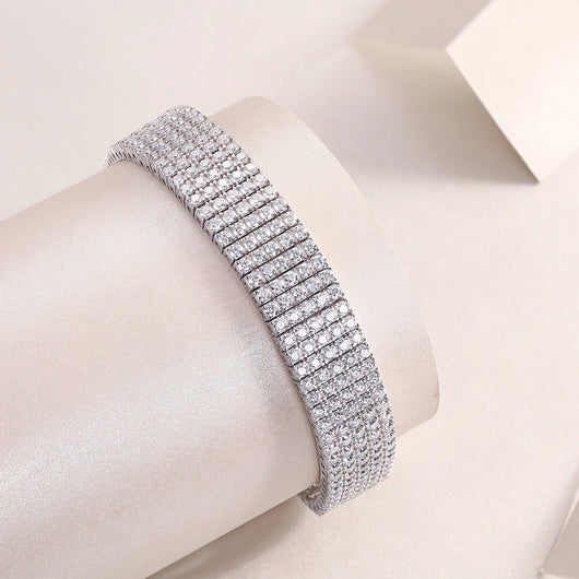 Pulsera de Plata S925 con Moissanita - Joyería Lujo Minimalista - Image 10