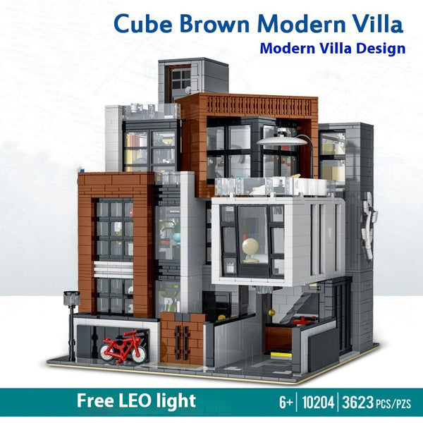 Set de Construcción Arquitectónico Moderno - Serie Ciudad Villa House