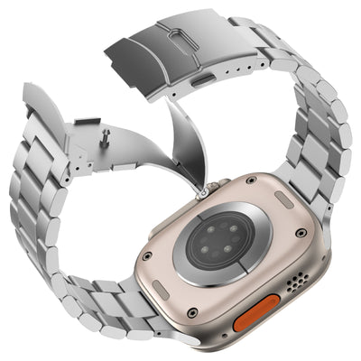 Correa de Titanio Tres Eslabones para Apple Watch S10 - Image 18