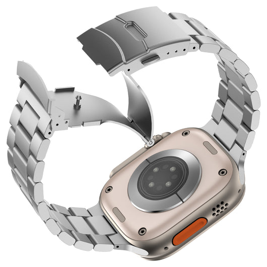 Correa de Titanio Tres Eslabones para Apple Watch S10 - Image 18