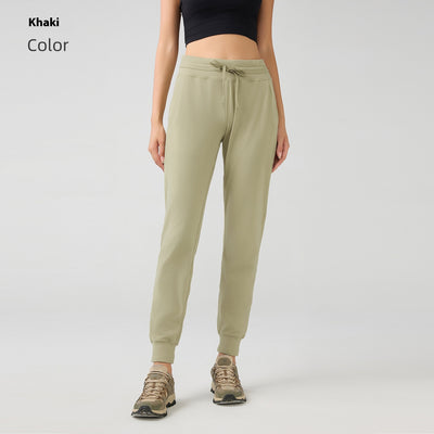 Pantalones Yoga Cintura Alta Mujer con Cordón Secado Rápido Elásticos - Image 2