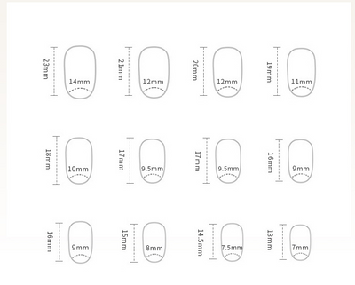 Puntas de Uñas Postizas Premium Púrpura con Textura Corrugada - Venta al Por Mayor - Image 10