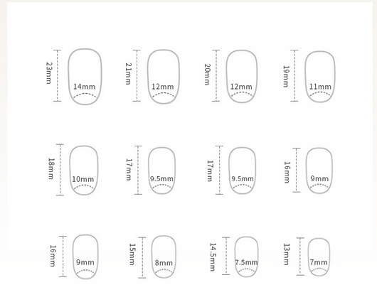 Puntas de Uñas Postizas Premium Púrpura con Textura Corrugada - Venta al Por Mayor - Image 10
