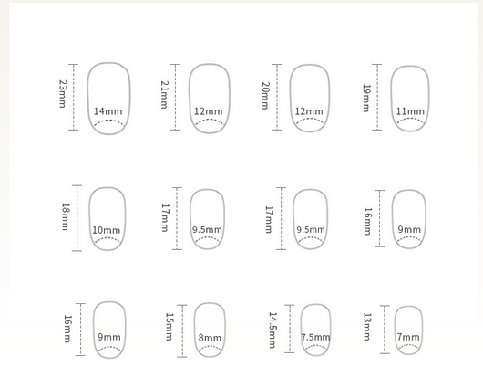 Puntas de Uñas Postizas Premium Púrpura con Textura Corrugada - Venta al Por Mayor - Image 5
