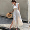 Jumpsuit Elegante para Mujer con Escote V y Abertura Lateral