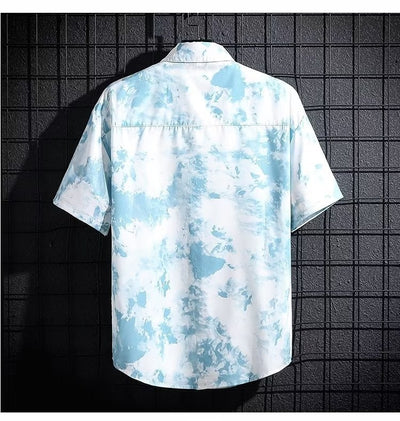 Camisa Estampada Transpirable Ice Silk para Hombre - Colección Premium Verano - Image 20